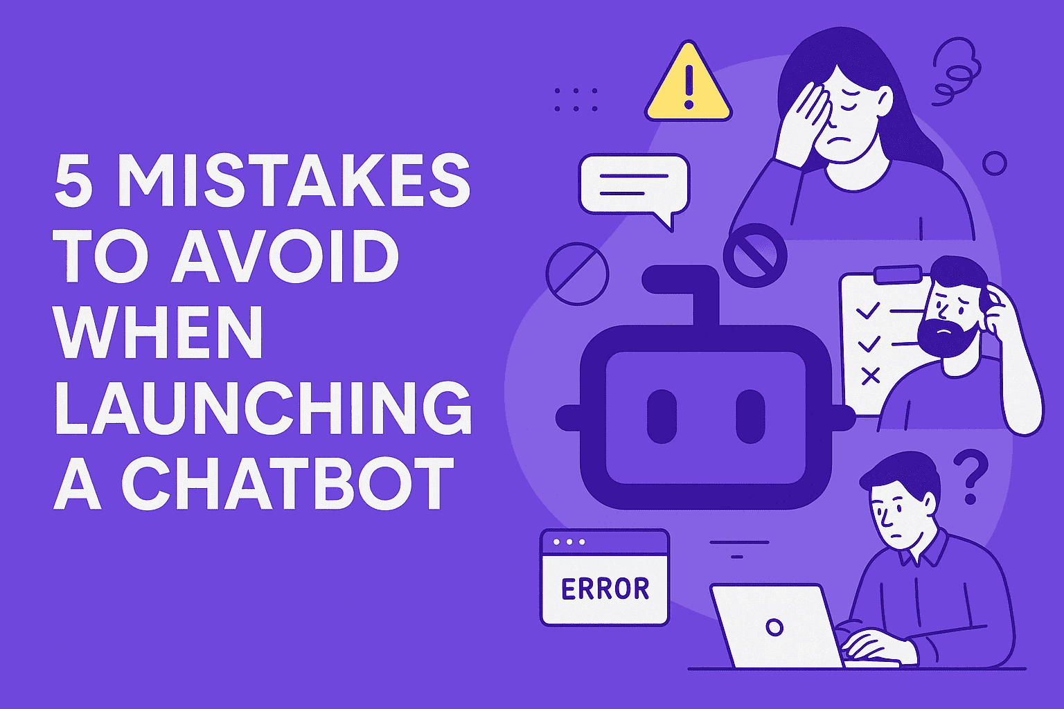 5 Common Chatbot Launch Mistakes and How to Avoid Them